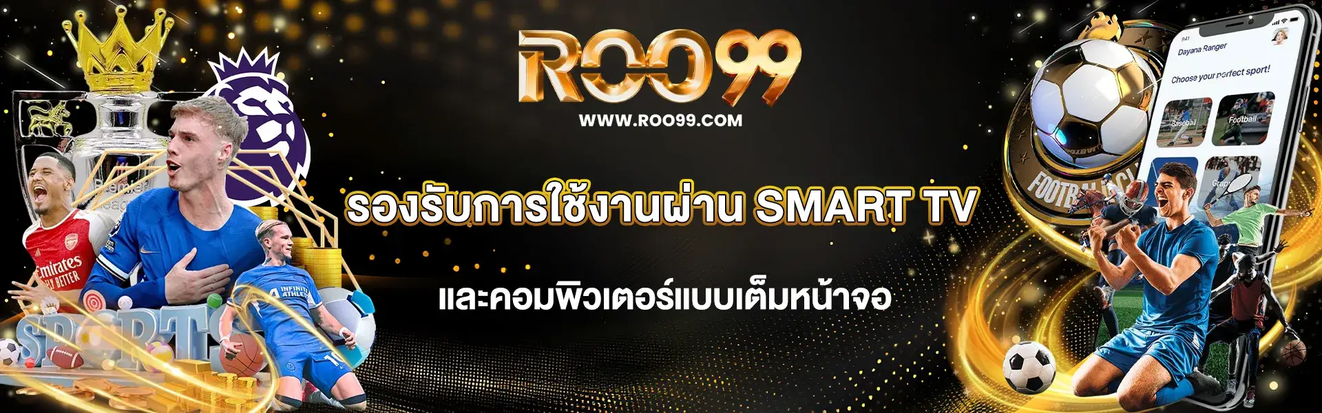 roo99 is compatible with Smart TVs and computers